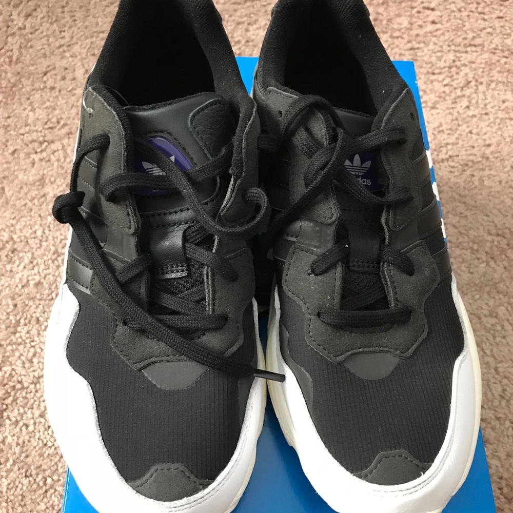 Black adidas sneakers